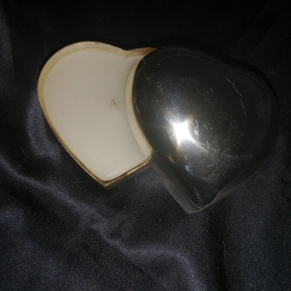 Silver candle New.